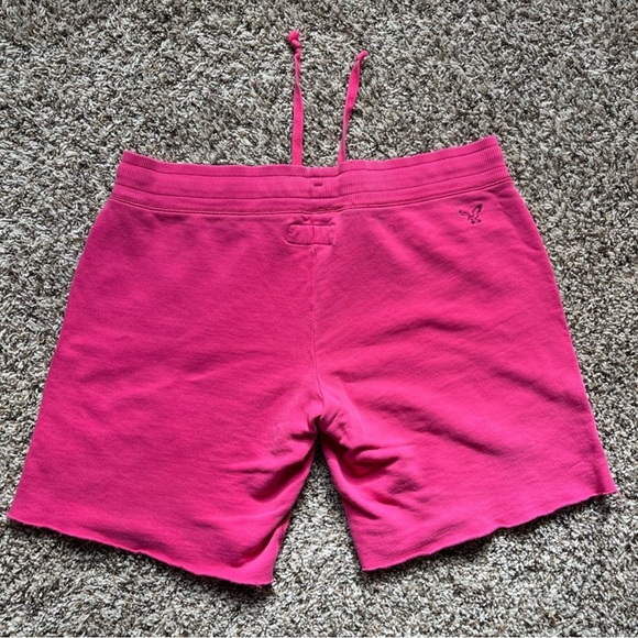American Eagle Outfitters Pink Athletic Shorts with Drawstring Waistband - Picture 2 of 7